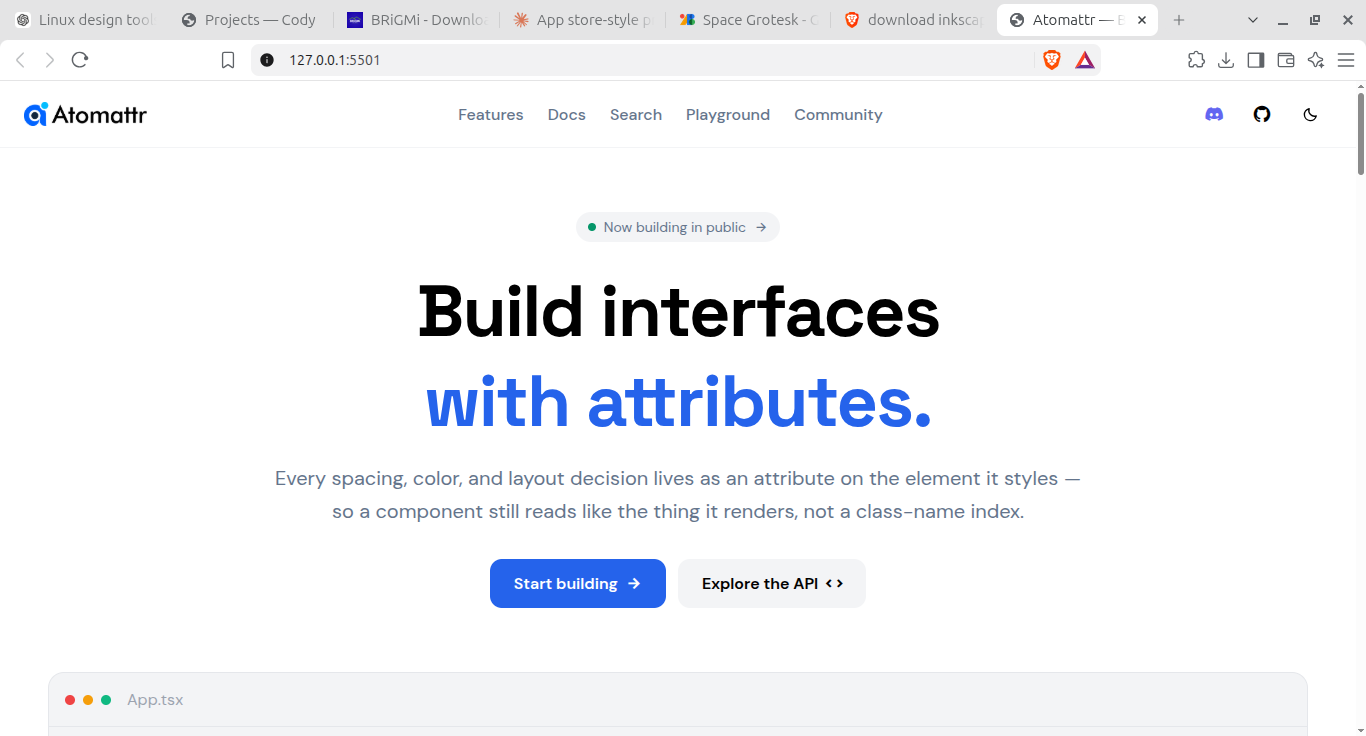 AtomAttr framework preview