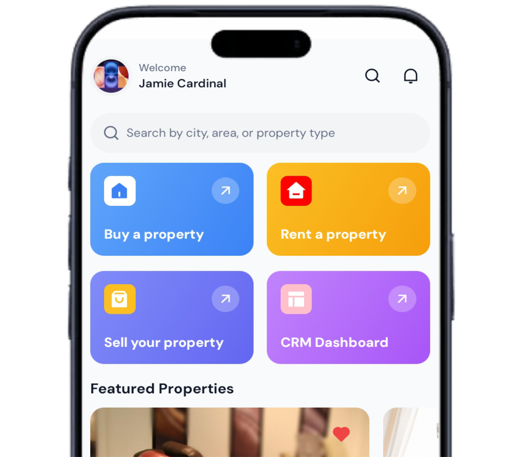 Brigmi real estate website and app preview